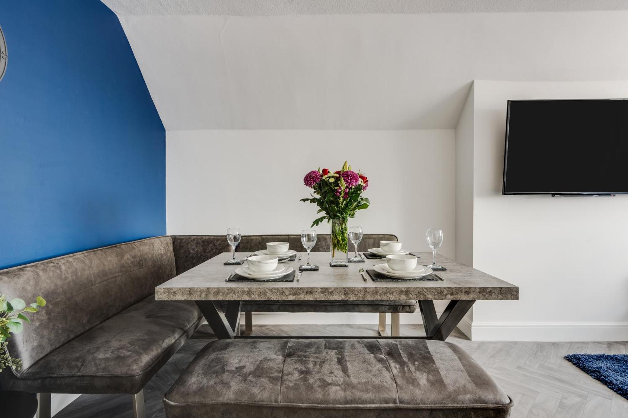 St David'S - Stylish 2 Bed Apartment, Free Parking, Close To Beach Lytham St Annes Extérieur photo